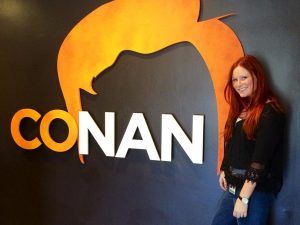 Tonight’s episode: Isabella Cherry works full time as a production intern on the set of  “Conan,”  on top of being a full time student at California Lutheran University. Photos courtesy of Isabella Cherry