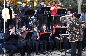 Soul-ed out: Oxnard High School’s jazz band performed Friday at the SoulFest in Kingsmen Park. Photo by Aliyah Navarro- Photojournalist